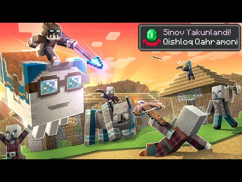 Minecraftdagi Barcha TOPSHIRIQLARNI Bajardim! #3