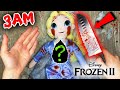 (SCARY) CUTTING OPEN HAUNTED ELSA DOLL AT 3AM!! *WHAT'S INSIDE ELSA FROM FROZEN 2*