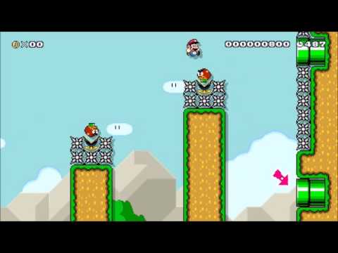 Super Mario Maker - Troll Tuesday Race - Watch Out for Falling Thwomps by Super Dave