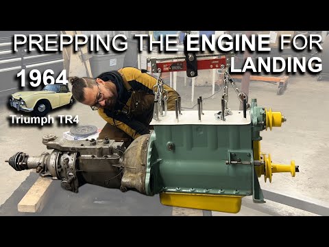 1964 TR4 - Part 15 - Getting the engine ready to install
