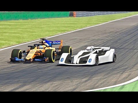 F1 McLaren 2018 vs Honda SVX Racer - Monza