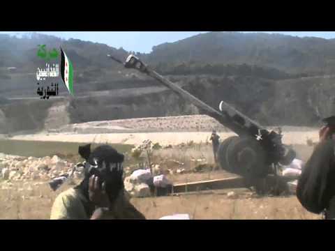 استهداف قوات النظام بصواريخ غراد من قبل حركة الفدائيين الثورية في ريف اللاذقية