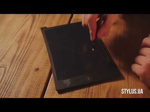 Планшет графічний для малювання LUNATIK з LCD екраном 10" (чорний), LN10A-BK