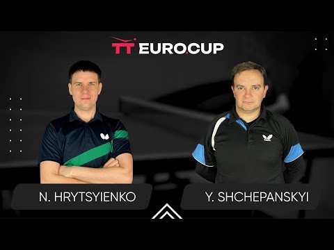 13:40 Nazarii Hrytsyienko - Yurii Shchepanskyi 23.07.2024 TT Euro.Cup  Ukraine Elite. TABLE 3