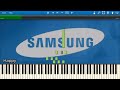 Samsung Startup And Shutdown Sounds In Synthesia But With Original Sounds