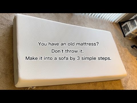 YouTube video about: How to turn a mattress into a couch?