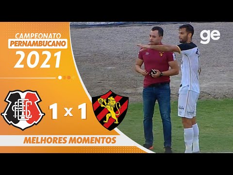 SANTA CRUZ 1 x 1 SPORT | MELHORES MOMENTOS | 3ª RODADA PERNAMBUCANO 2021 | ge.globo