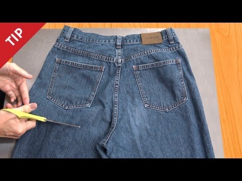 Recycle Jeans Into A Garden Apron