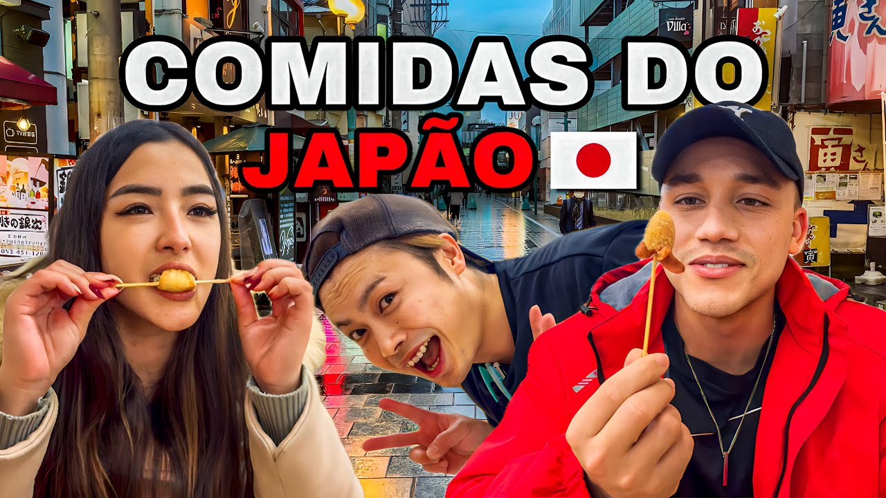 COMIDAS DE RUA DO JAPÃO ! SÃO GOSTOSAS?