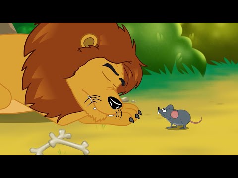 Le Lion et Le Rat + 6 Fables de La Fontaine | Dessin Animés | Poésie | Avec Les P'tits z'Amis