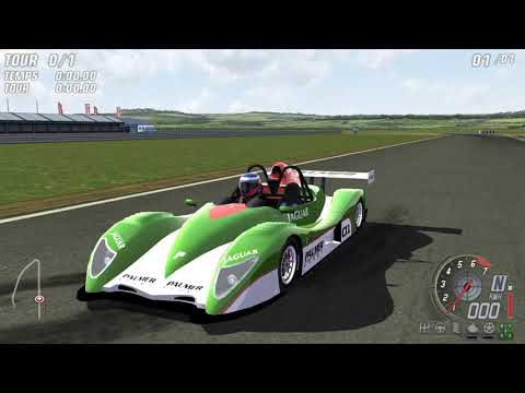 Toca Race Driver 3 Jaguar Palmer P1 proto Test drive #racing  #gaming #hd