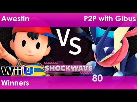 SW Plano 80 - SS | Awestin (Ness) vs P2P with Gibus (Greninja) Winners - Smash 4