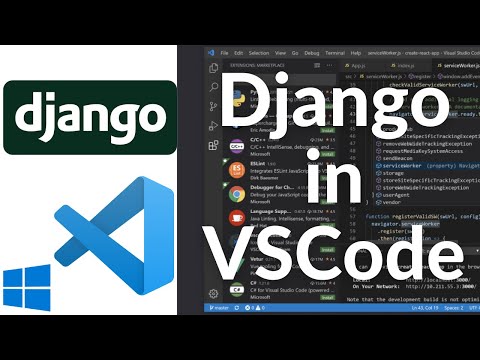 How to Install Run Django in Visual Studio Code Setup Django in VSCode 2025