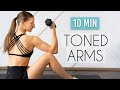 10 min TONED ARMS Workout (At Home Quick Burn)