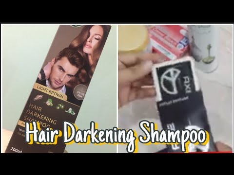 Hair Darkening Shampoo 🧴 Review Golden pearl Cleanser...