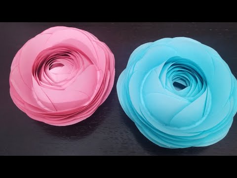 How to make paper flowers | Easy and beautiful flower making idea |paper craft| VJ vlogs with vijila