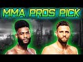 MMA Pros Pick ✅ Aljamain Sterling vs. Calvin Kattar - Part 1 👊UFC 300