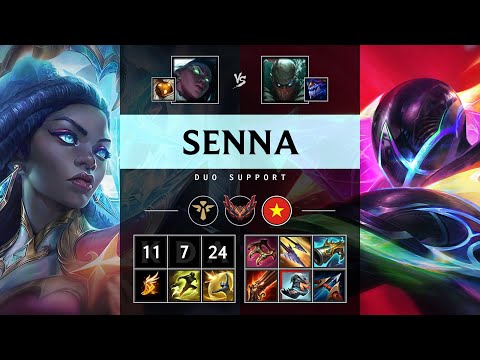 Senna Support vs Pyke - VN Grandmaster Patch 25.06
