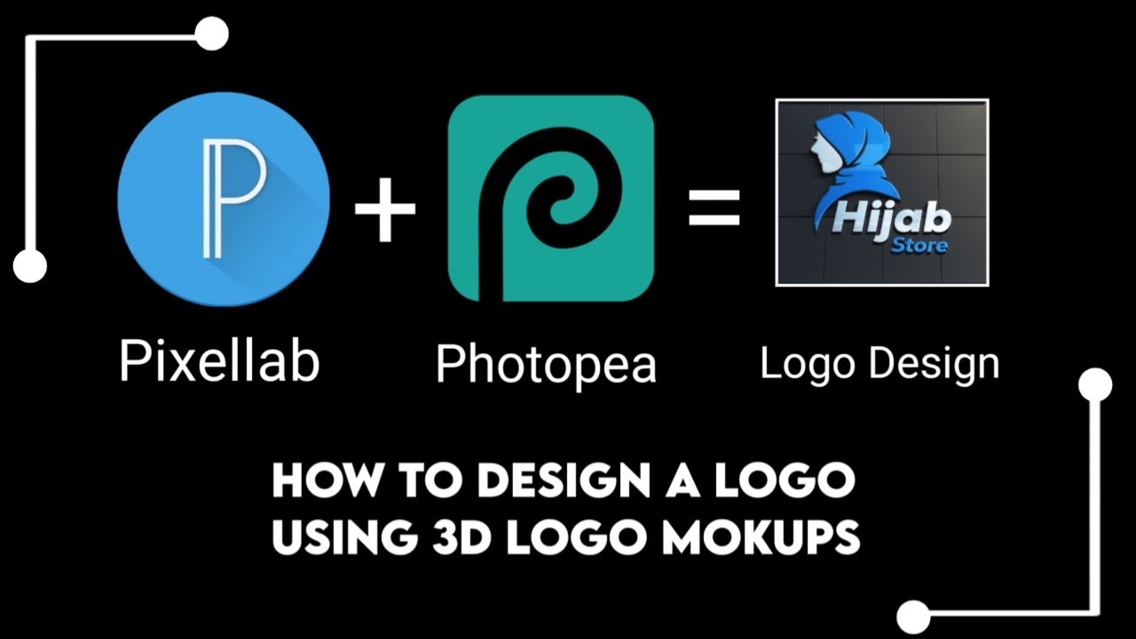 Hijab logo design in Pixellab I Hijab Logo Kaise banaye I Pixellab tutorial