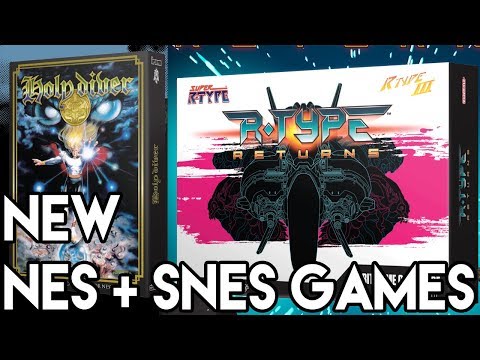 R-Type Multicart for SNES + Holy Diver for NES Coming Soon!