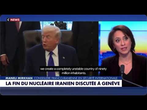 Signs of erosion in the Iranian regime: interview with Maneli Mirkhan on CNEWS.