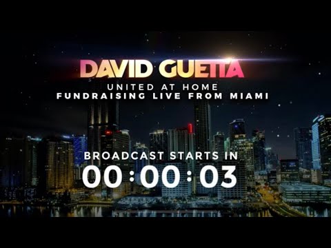 DAVID GUETTA / United at Home  Live Set From MIAMI 2020 ( PART 1 )