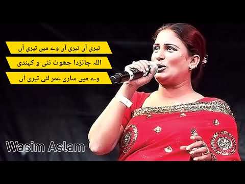 Teri Aan Mein Teri Aan | Wajat Attre | Kaloo Movie Song | Naseebo Lal | Hot Mujra Dance| Wasim Aslam