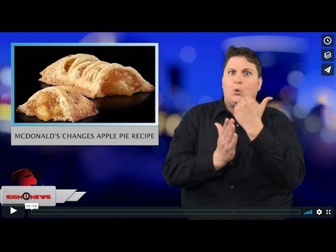 McDonald's changes apple pie recipe (ASL - 9.19.18)