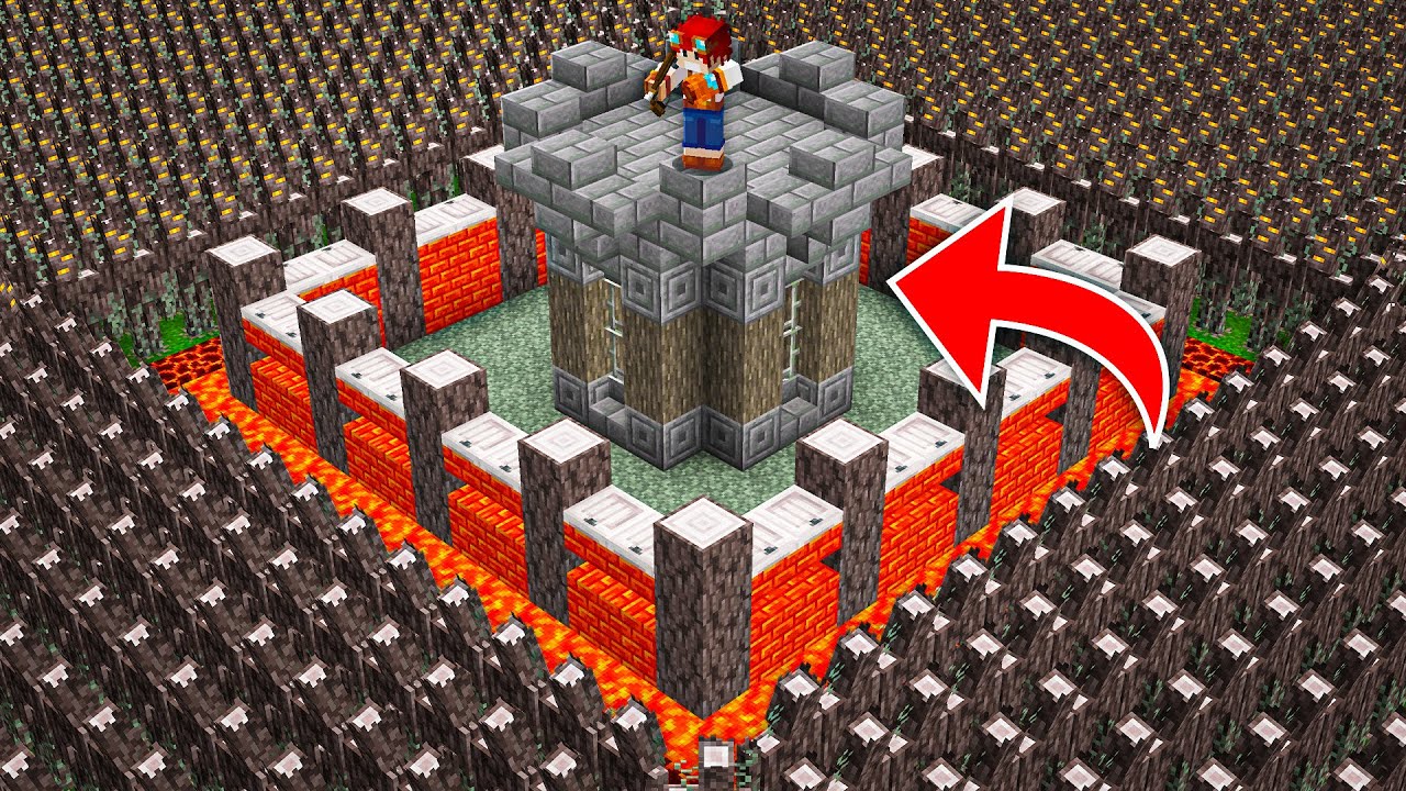 DEFENDA a TORRE NÍVEL IMPOSSÍVEL no minecraft