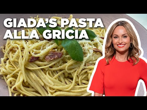 Giada De Laurentiis' Pasta alla Gricia | Giada’s Italian Weeknight Dinners | Food Network