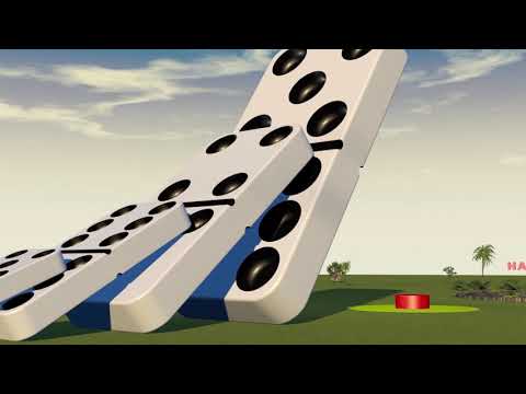 World's biggest domino effect simulation chain reaction (2021 New year special)