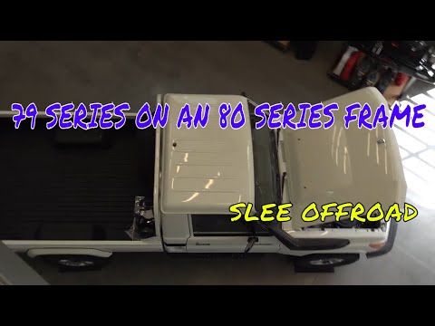 LAND CRUISER 79 SERIES On An  80 SERIES chassis!!   SLEE OFF ROAD!!
