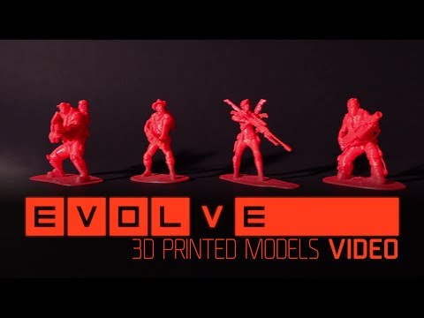 Make your own 4v1 with Evolve printable 3D models. Choose your character and download the 3D print files at EvolveGame.com