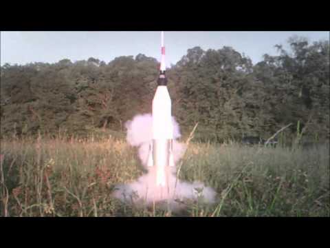 Bad News Booster:  The Flight Of Mercury-Atlas 1 Model Rocket (7 May 2016)