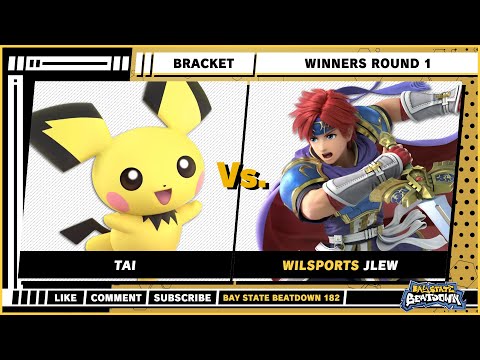 Bay State Beatdown 182 - Winners Round 1 - Tai (Pichu) VS jlew (Roy) - SSBU Singles