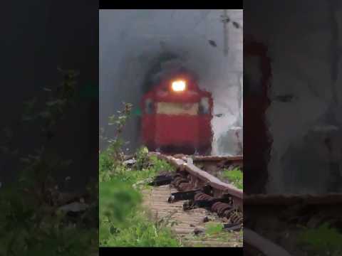 Smoking Twin Diesel Engine WDM3D Horn_12788 Nagarsol - Narsapur SF Train On Fire
