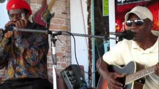 Jimmy Duck Holmes (Guitar) and Terry Harmonica Bean