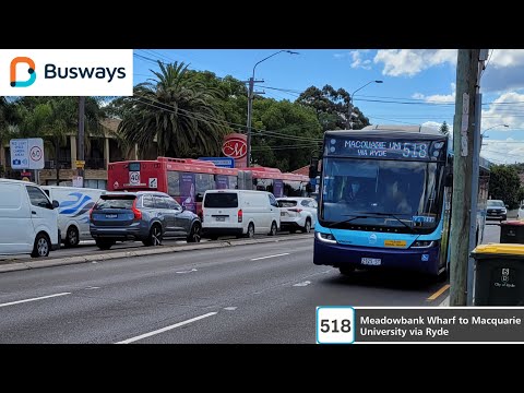 Busways Ryde 2925 ST Volvo B8RLE Euro 5 Volgren Optimus bus ride.