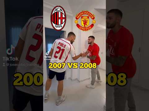 Comparando plantillas ( AC Milan 2007 vs Manchester United 2008) #acmilan #manchesterunited