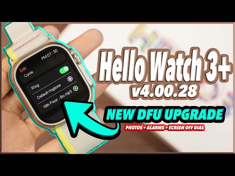 Hello Watch 3 Plus Amoled display with watch OS 10 style software