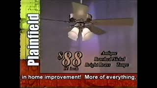 Vintage Menards Lighting & Ceiling Fan Commercial circa 2003