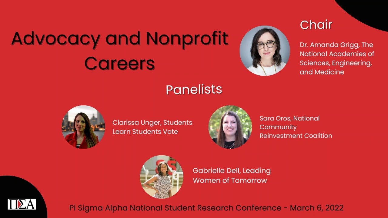 Advocacy and Nonprofit Careers (audio only)