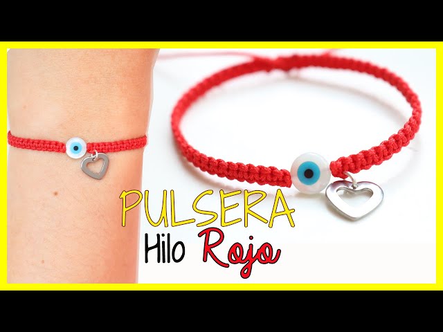 Vídeo relacionado con ENTREPLATA Pulsera Hilo Rojo Trenzado Macramé Ajustable Con 17 Bolitas de Plata de Ley 925 Amuleto De Protección Mágico Atrae Suerte Amor y Amistad Elegancia Protectora con Bolitas