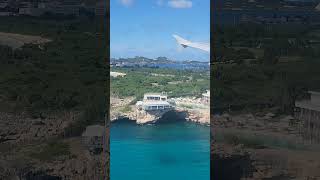Welcome to St. Maarten #airplane #travel #stmaarten #landing #beach