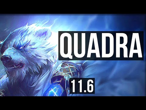 VOLIBEAR vs HECARIM (JUNGLE) | Quadra, Rank 9, Legendary, 17/6/13 | JP Challenger | v11.6
