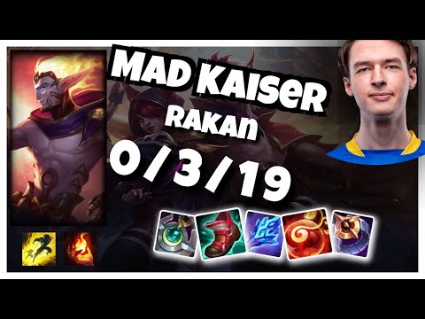 Rakan Challenger Gameplay S11 Replay 11.3 Support (0/3/19) - EU