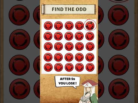 1+ Find the Odd One Out Challenge - Naruto Sharingan Edition M9| Naruto Quiz Haticado #Naruto #games
