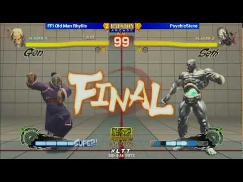 LTT: Old Man Rhyllis vs Psychic Steve (SSF4:AE 2012 Grand Finals)
