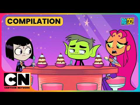 Titans Choose VEGGIES?!😱🥕| Teen Titans Go😍| Food Moments✨| @cnindia ​