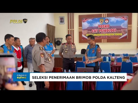 POLDA KALTENG LAKSANAKAN TES CAT PSIKOLOGI BAGI 198 PESERTA SELEKSI BINTARA BRIMOB POLRI
